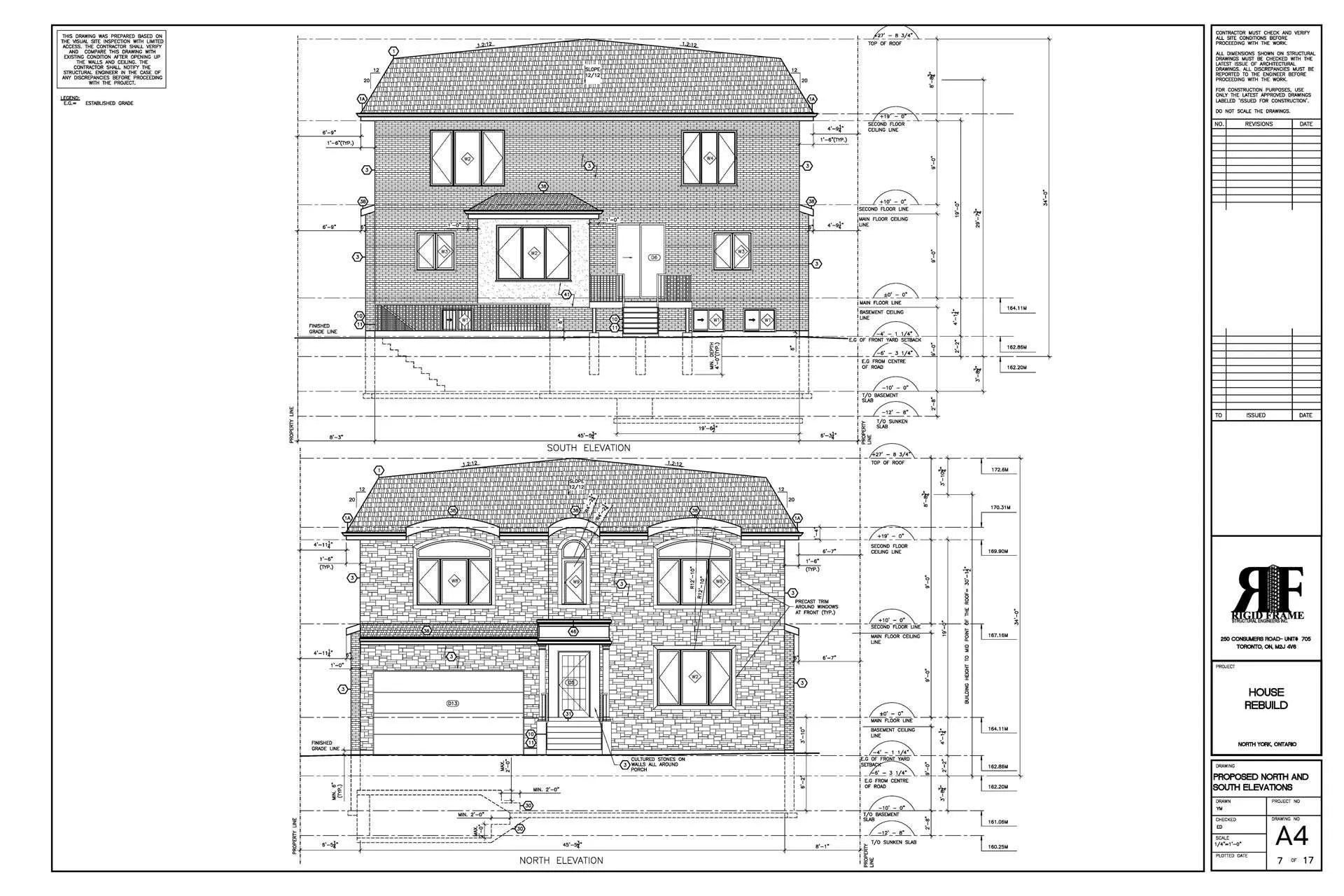 ARCHITECTURAL DRAWINGS & ADDITIONS RIGID FRAME STRUCTURAL ENGINEERS