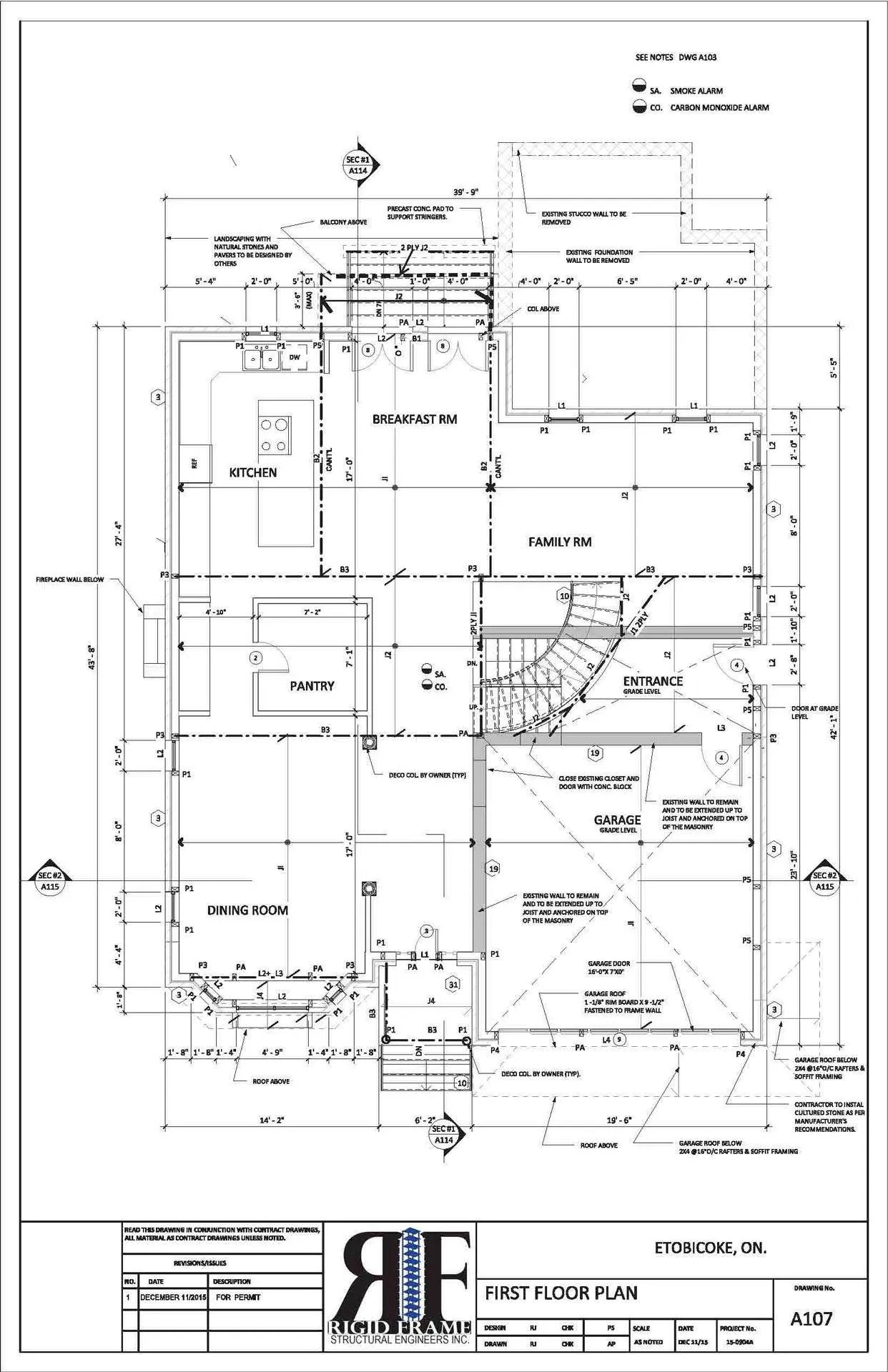 ARCHITECTURAL DRAWINGS & ADDITIONS RIGID FRAME STRUCTURAL ENGINEERS