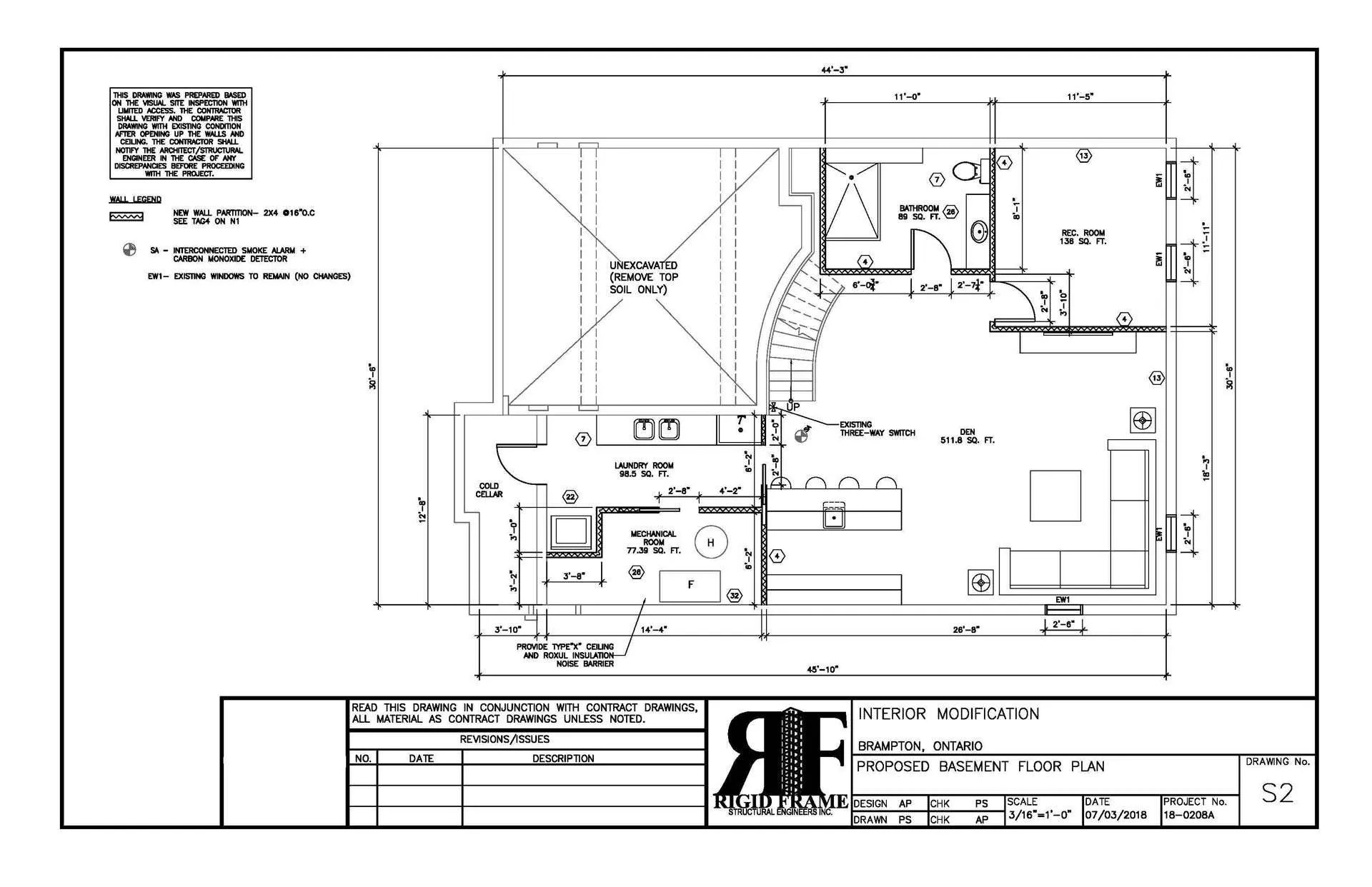 ARCHITECTURAL DRAWINGS & ADDITIONS RIGID FRAME STRUCTURAL ENGINEERS