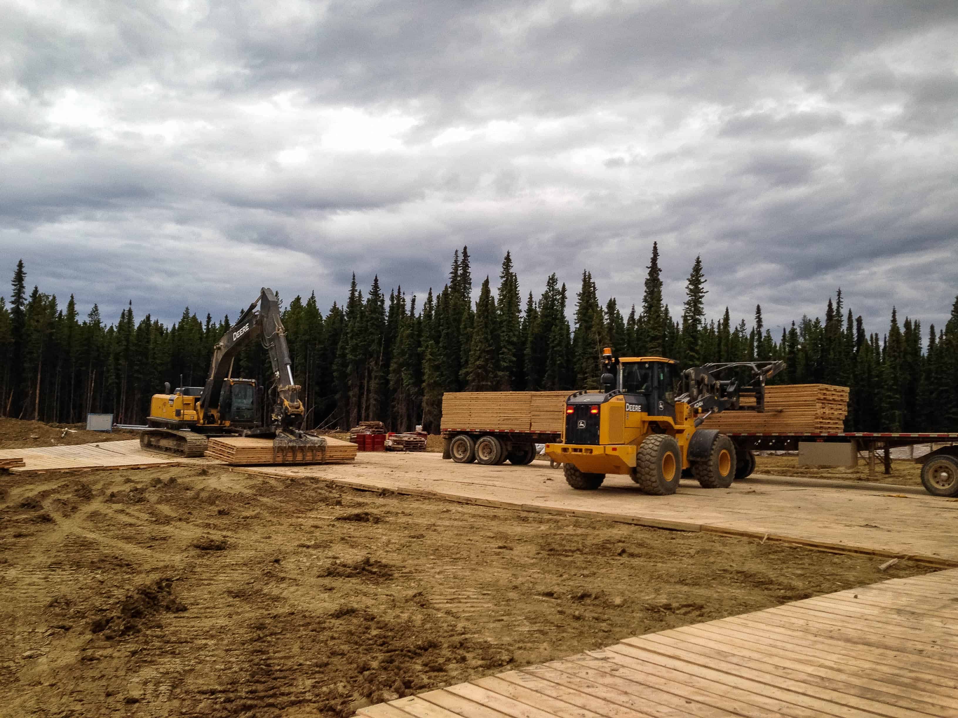 3 Ply Wood Mats Rig Mats Alberta