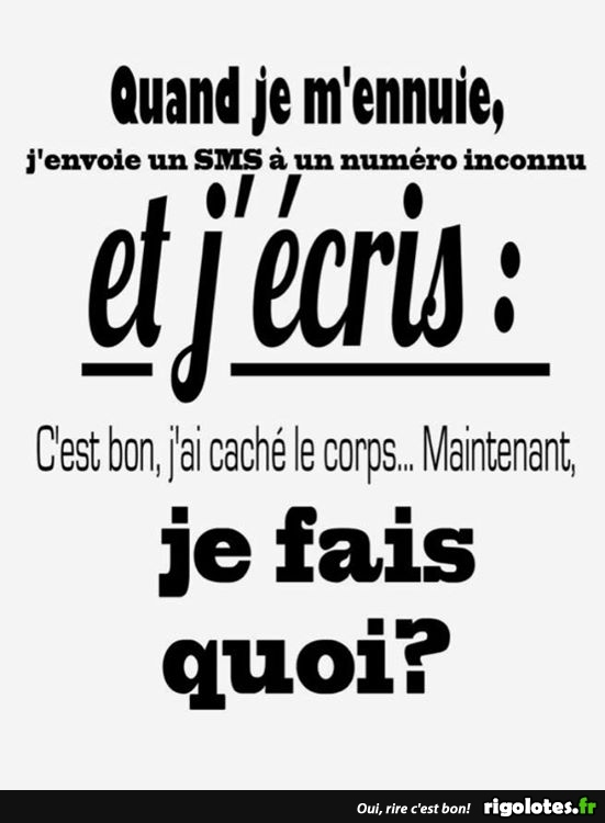 Quand je m'ennuie Blagues et les meilleures images drôles!