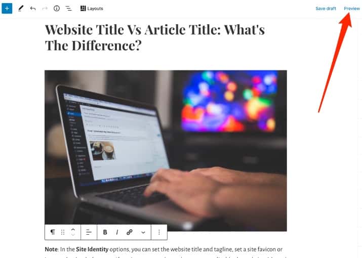 site Title vs Article Title What’s The Difference?