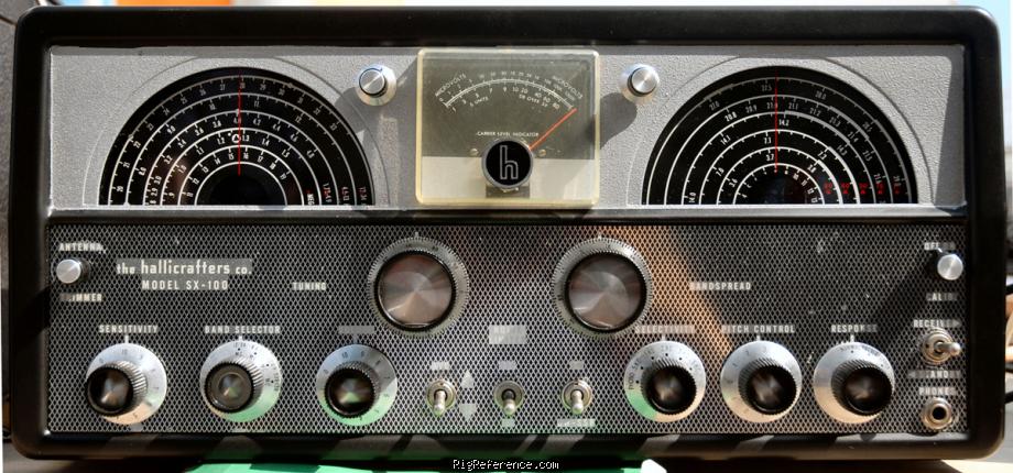 Hallicrafters SX-100, Desktop HF/VHF Receiver | RigReference.com