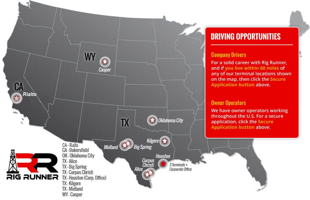 Drive For Us Rig Runner