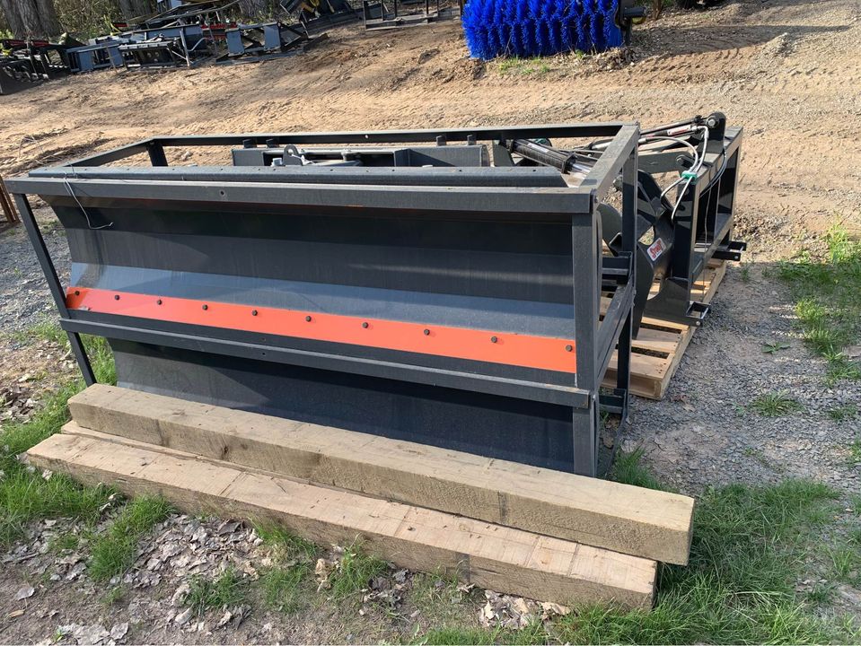 New! TMG 4Way Skid Steer Dozer Blade Plow ( 7’ or 8’) Rigs4Less