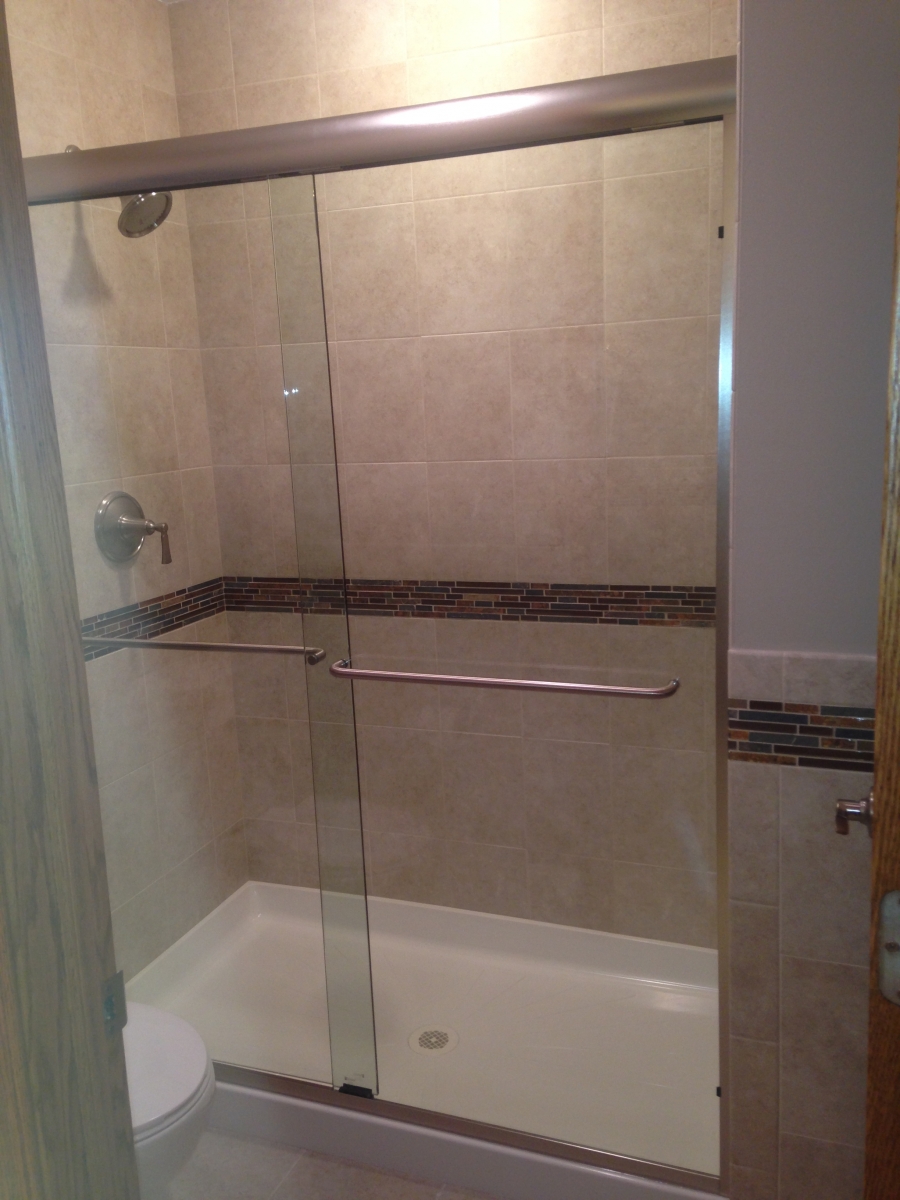 Semi Frameless Reflections In Glass