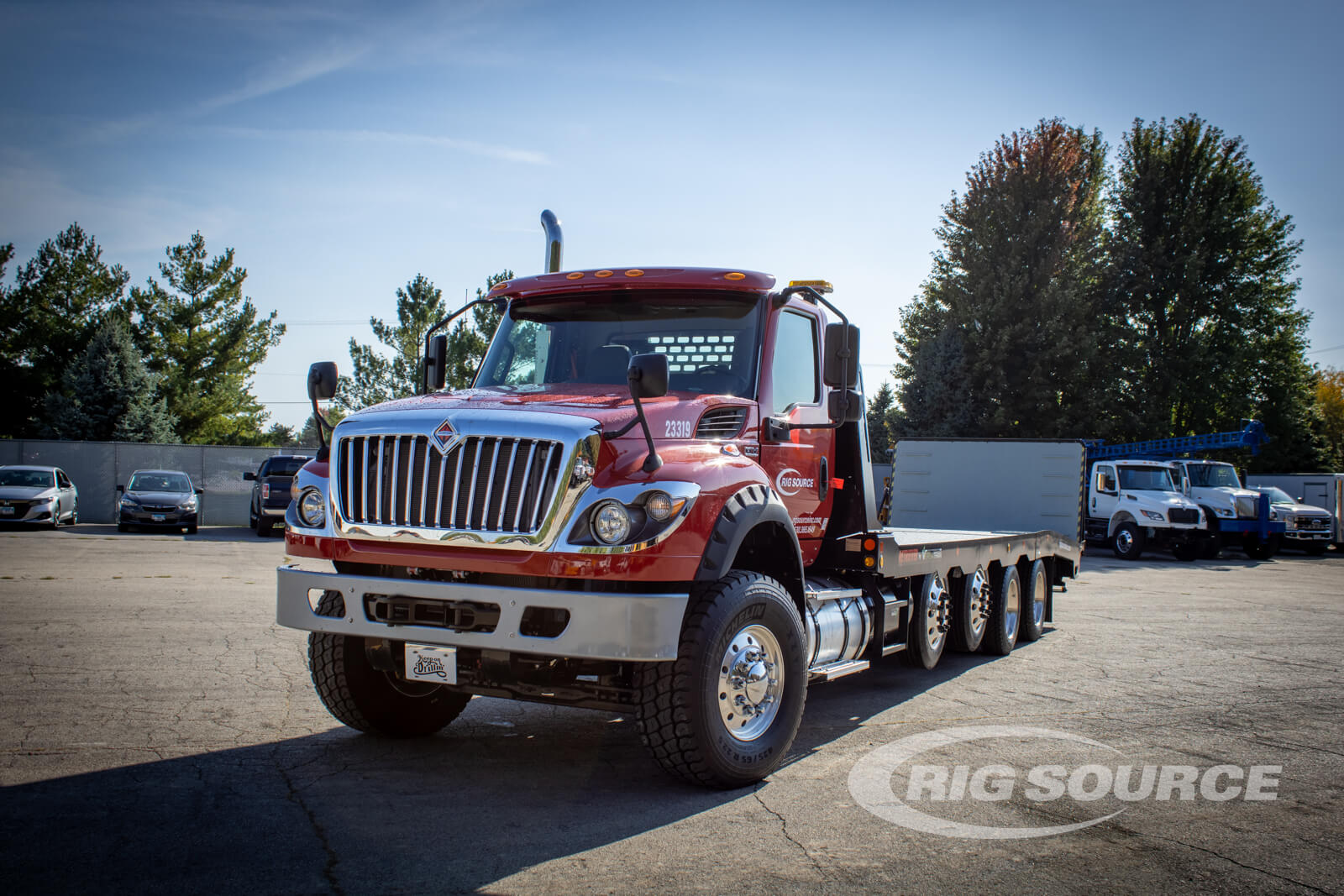 Versatran 20T Retriever Quad Axle Truck for Rent UNIT 23319 Drill