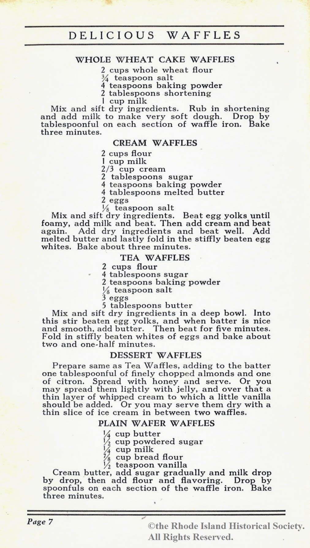 Tea Waffles Recips A Lively Experiment