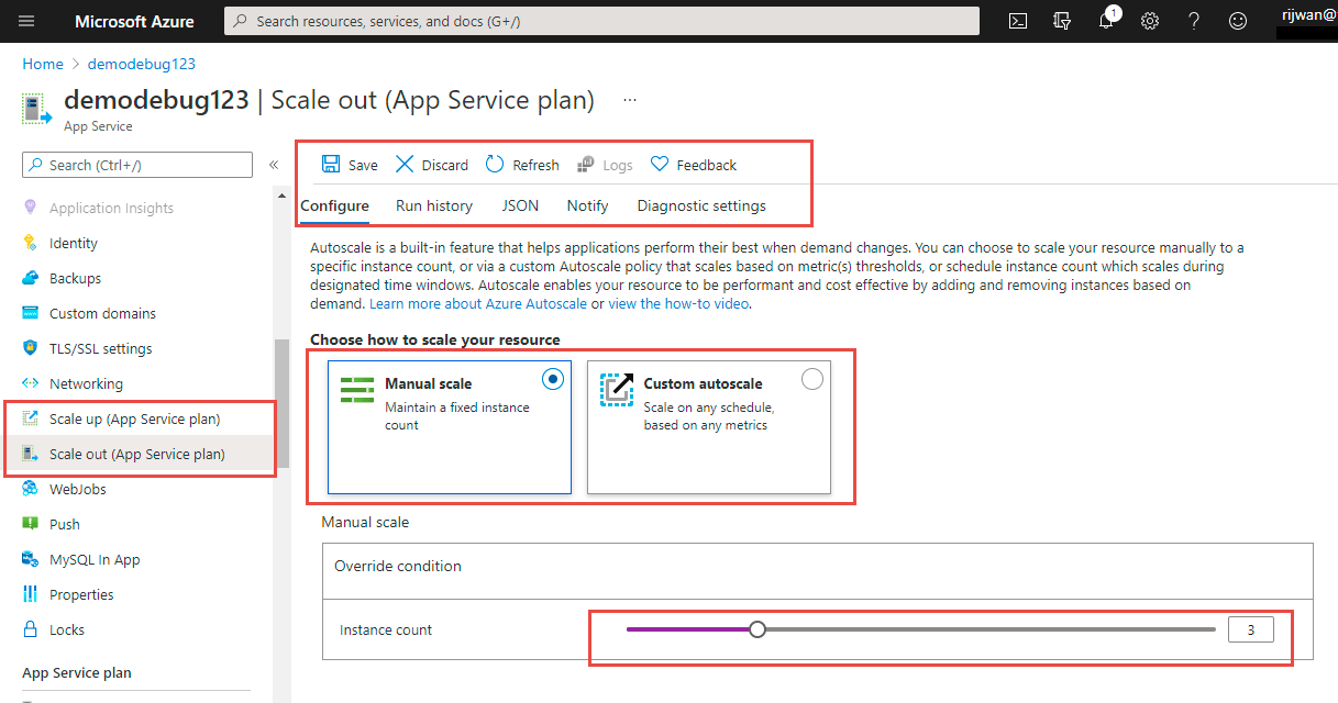 Scaling in Azure App Service Almost All You need to know Rijwan
