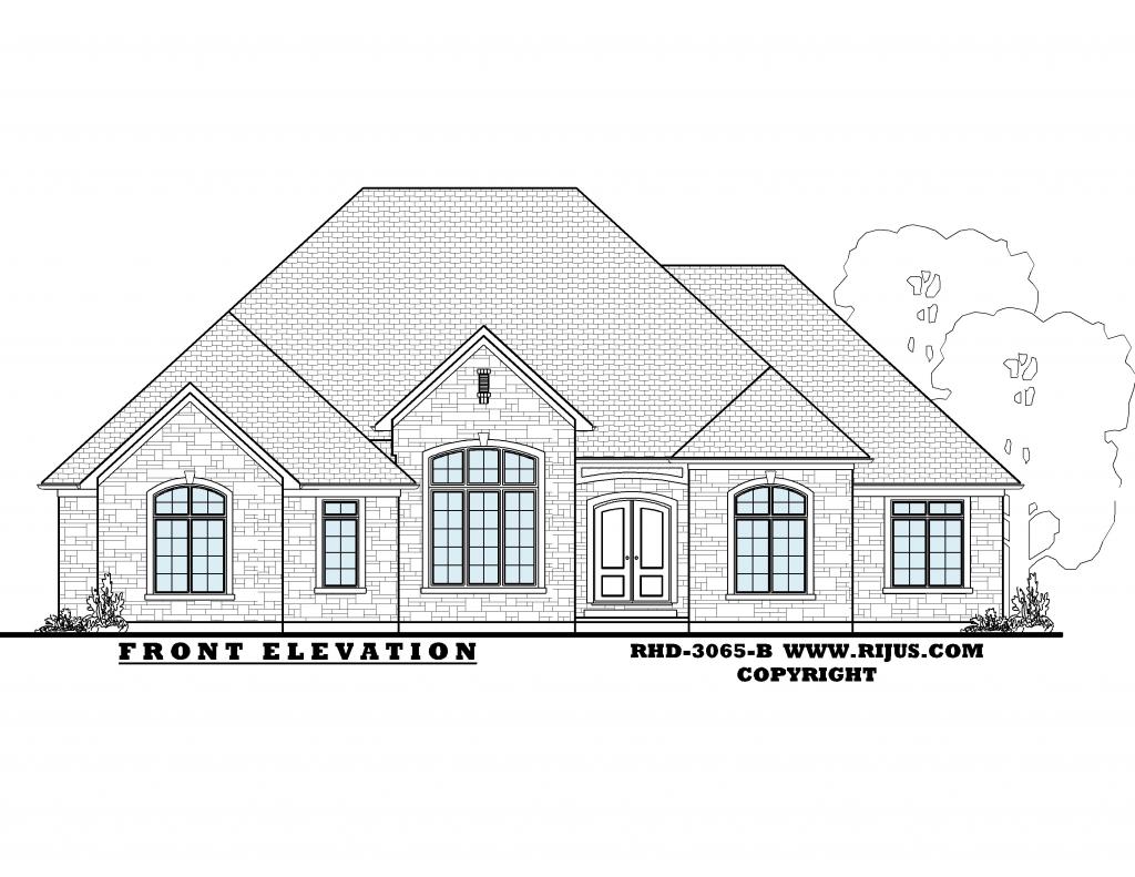 Luxury Bungalow House Plan Rijus Home Design Schilstra