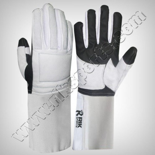 Fencing Gloves Black Sarino Gants d'escrime RIK SPORTS Pakistan