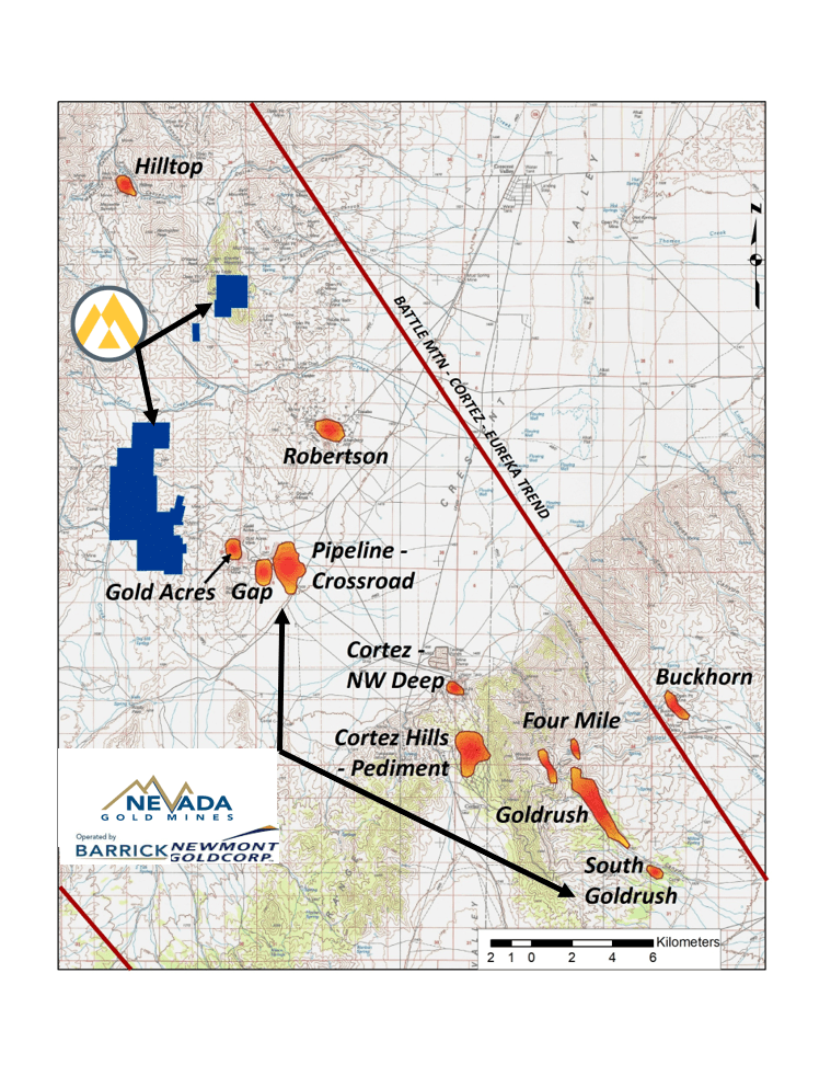 Pipeline West/Clipper Project Riley Gold Corp.