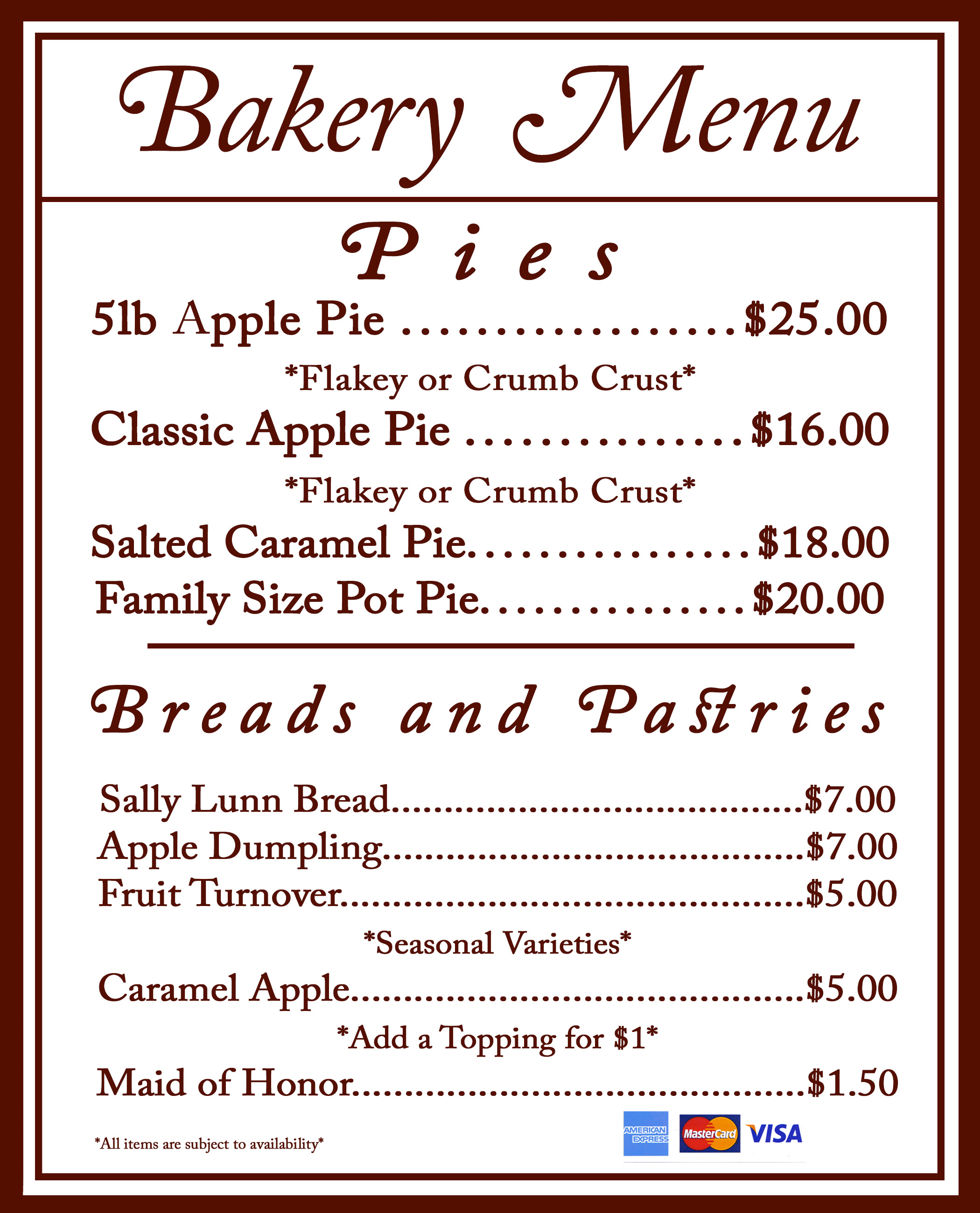 Tavern & Bakery Riley's Farm Riley's Farm