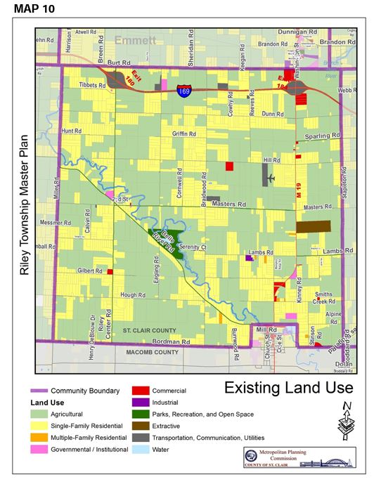 Township Master Plan & Land Usage Riley Township