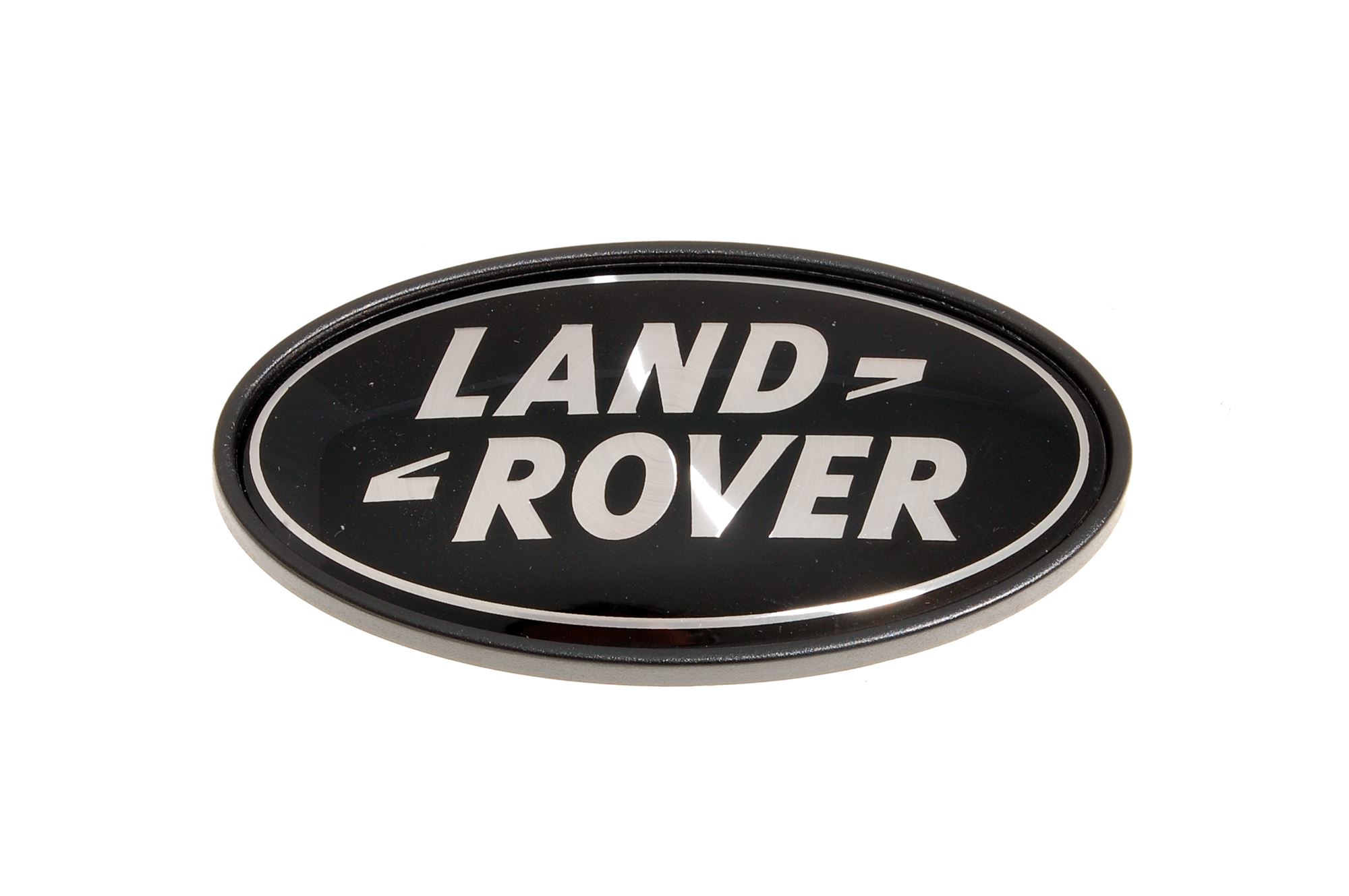 Genuine Land Rover Land Rover Name Badge Rear BlackSilver DAH500330