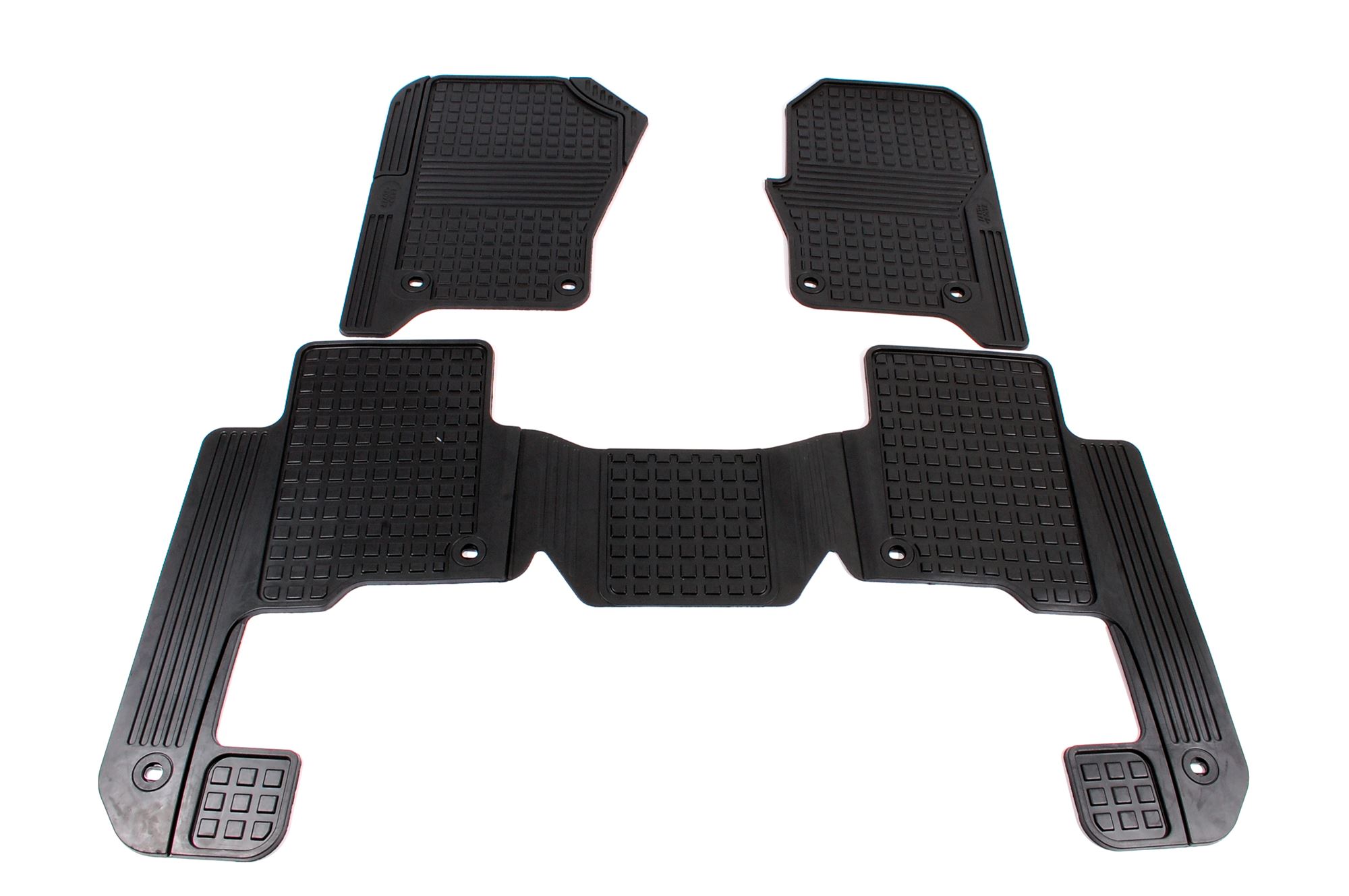 Genuine Land Rover Rubber Mat Set (Front & Rear 4 pc) RHD EAH500052PMA