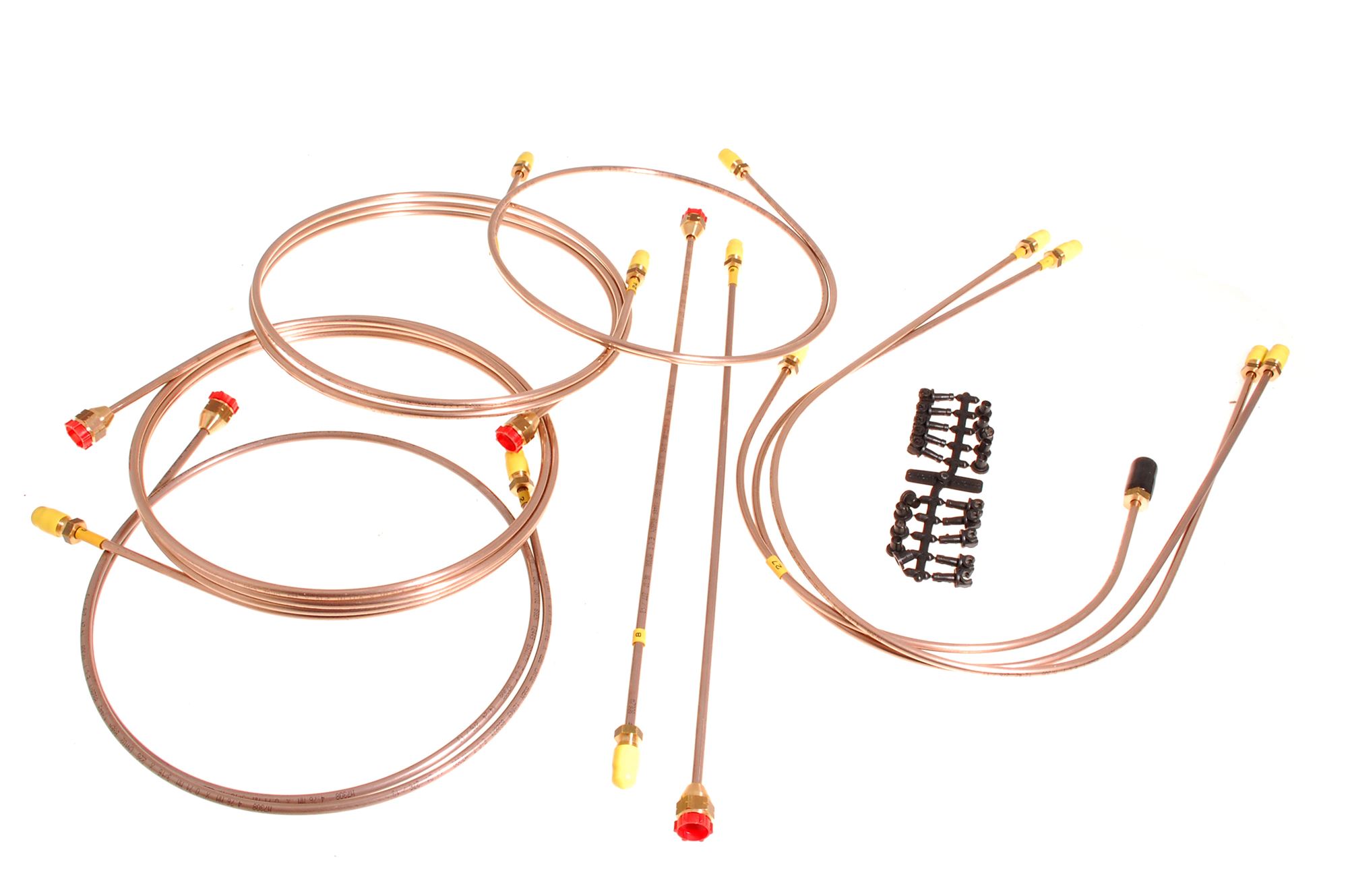 Copper/Nickel Brake Pipe Kit Land Rover 90 RHD 19921999 LL1115RHDLATECNF Automec