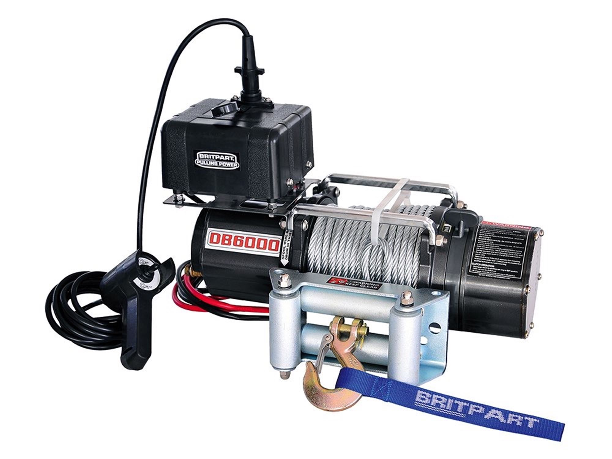 Electric Power Winch 12 vol 6000lbs LL1437BP6000 DB6000