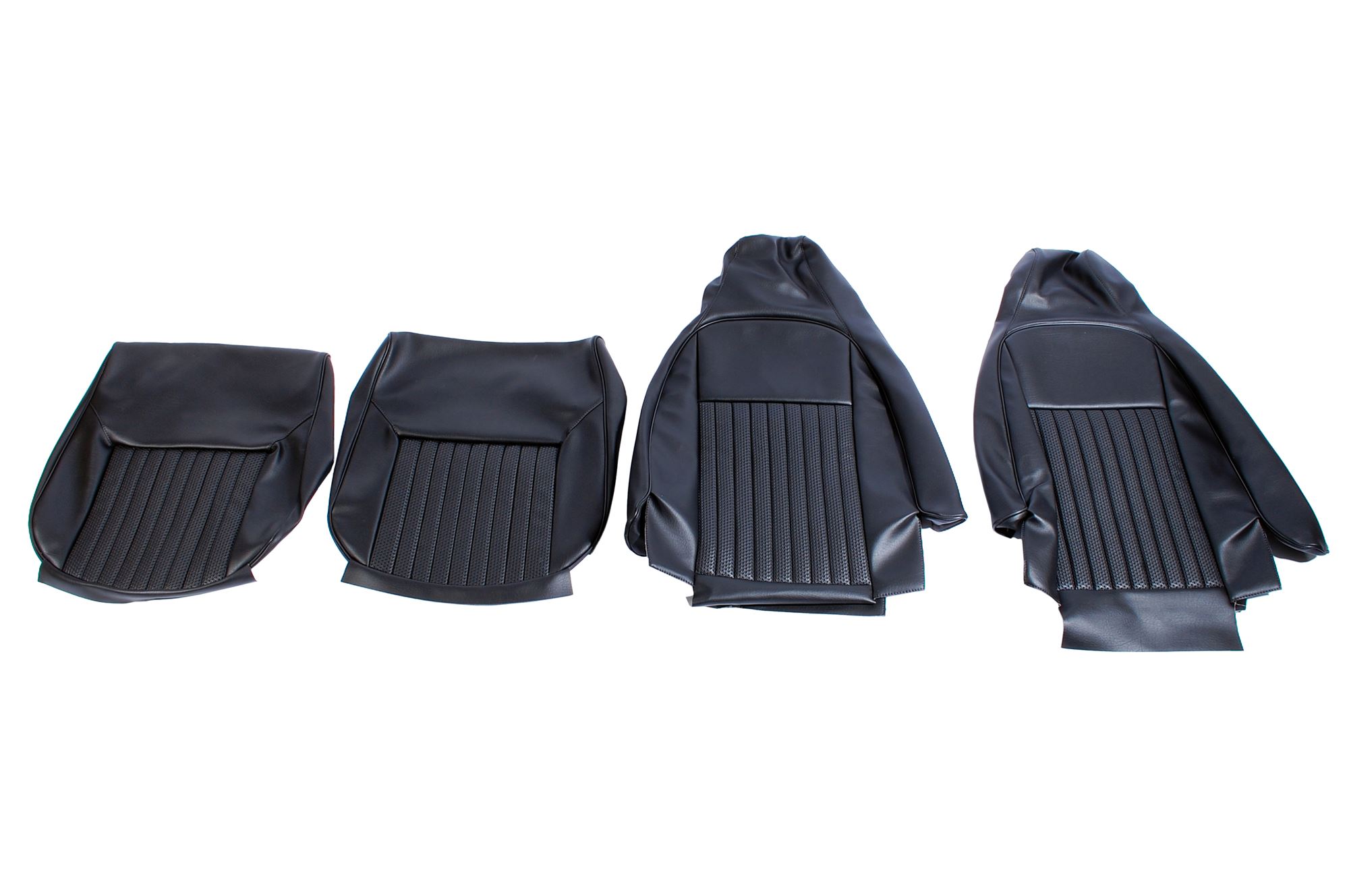 Leather Seat Cover Kit Black RG1228BLACK Rimmer Bros