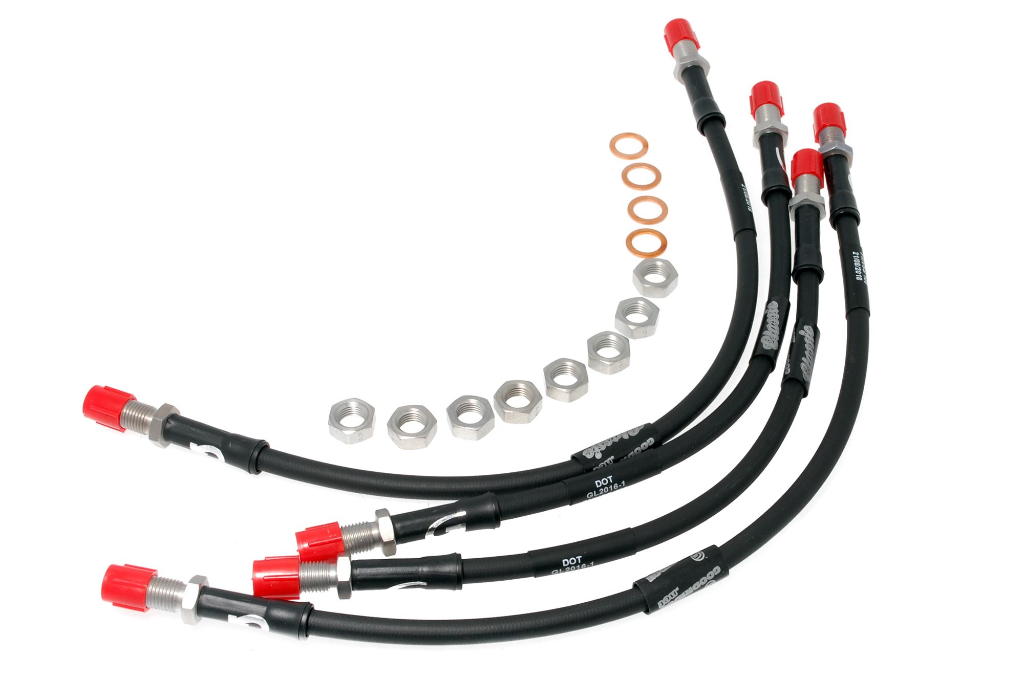 Goodridge Classic Braided Brake Hose Kit RL1635GRC