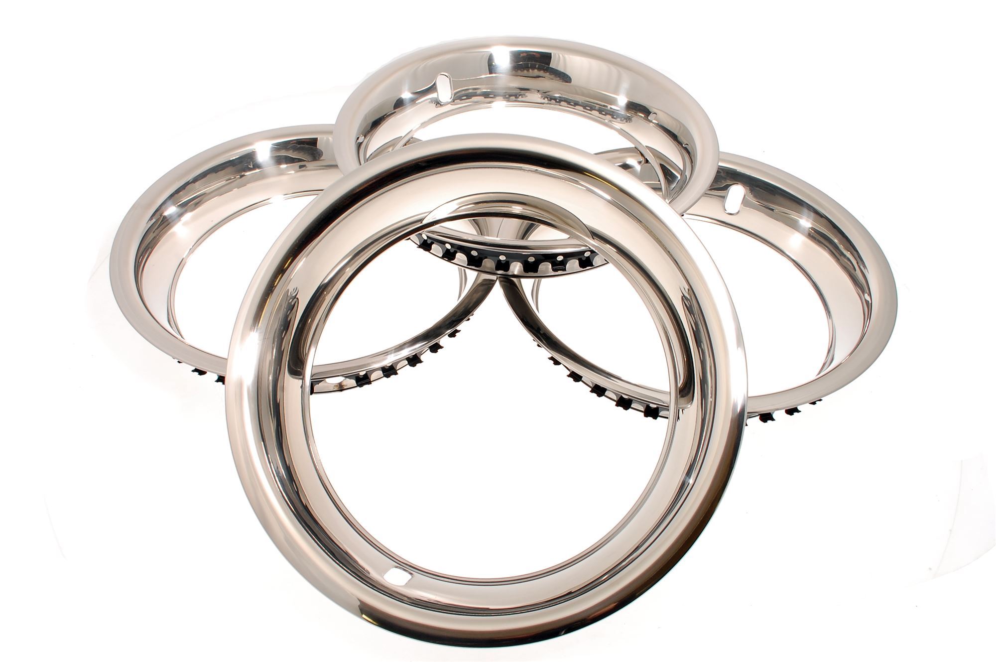 Wheel Trim Ring Set of 4 Stainless Steel RR1232SS