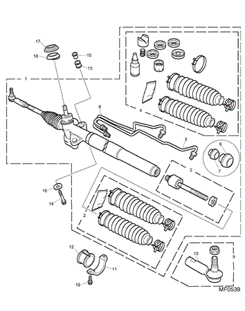 Steering Rack - Diesel