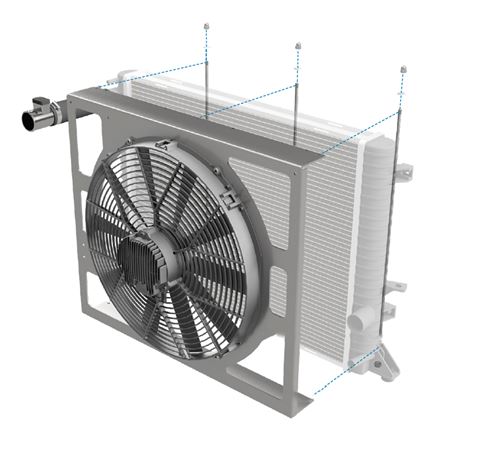 Cooling Fan Kit Discovery 2 V8 - RD1431 - Revotec | Rimmer Bros