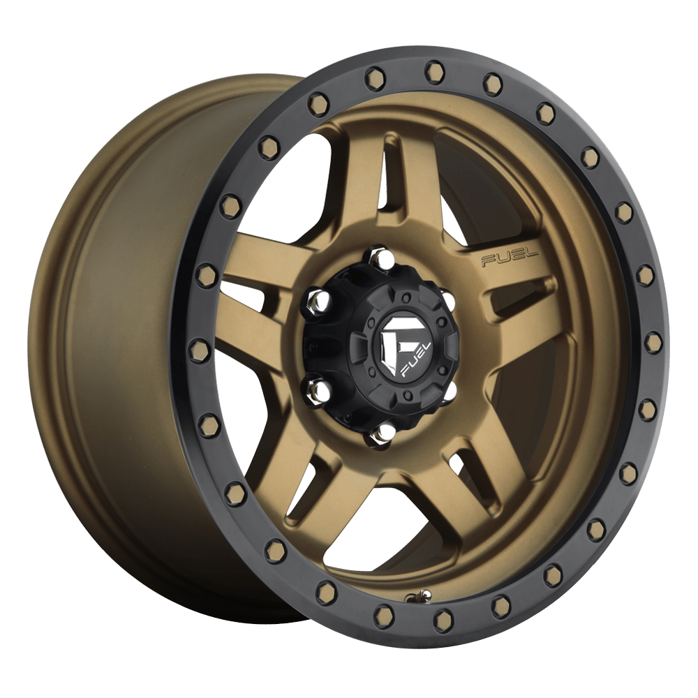D58317857345 17x8.5 5x127 6 Offset Fuel Rims D583 ANZA MATTE BRONZE