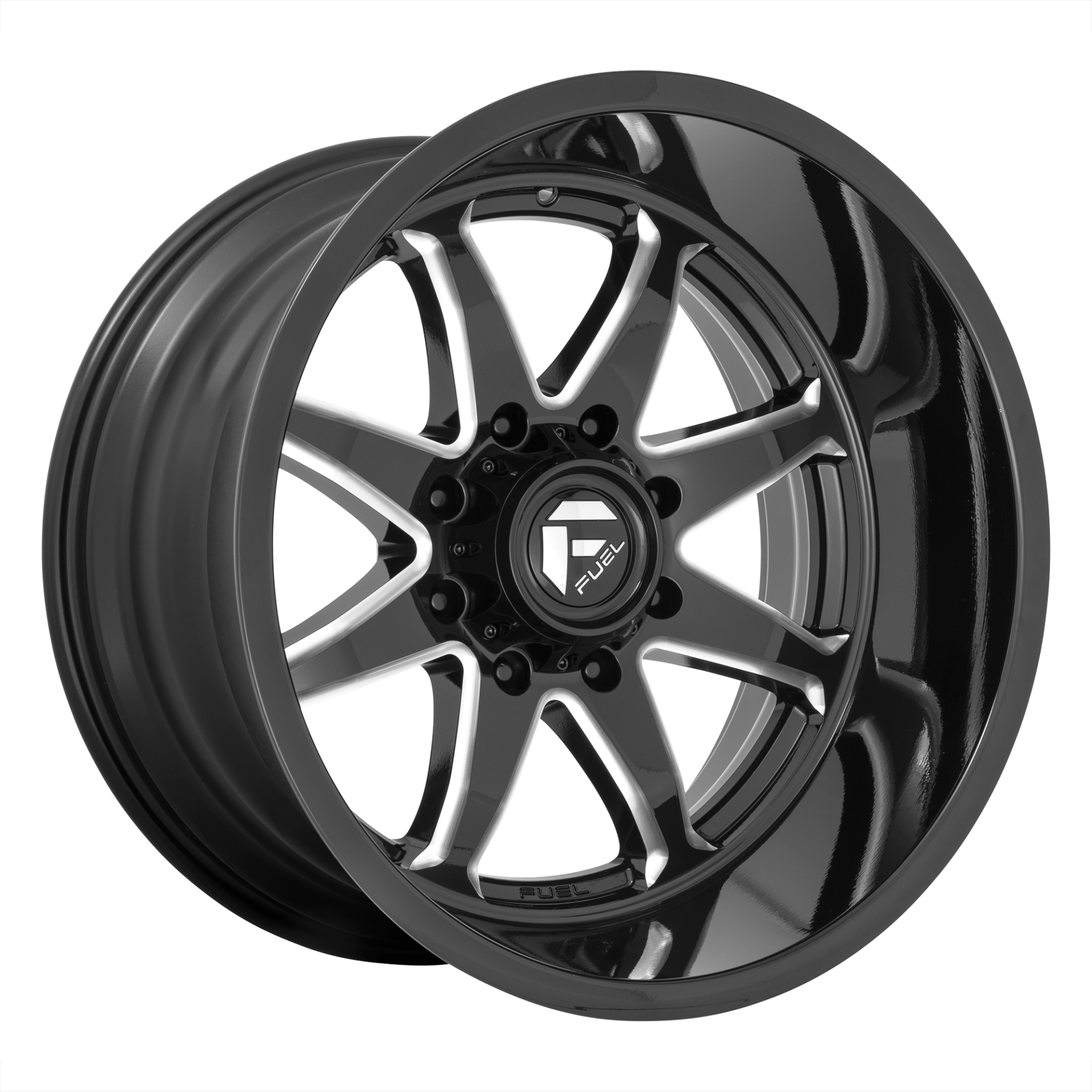 D74920008947 20x10 6x135 18 Offset Fuel Rims D749 HAMMER GLOSS BLACK