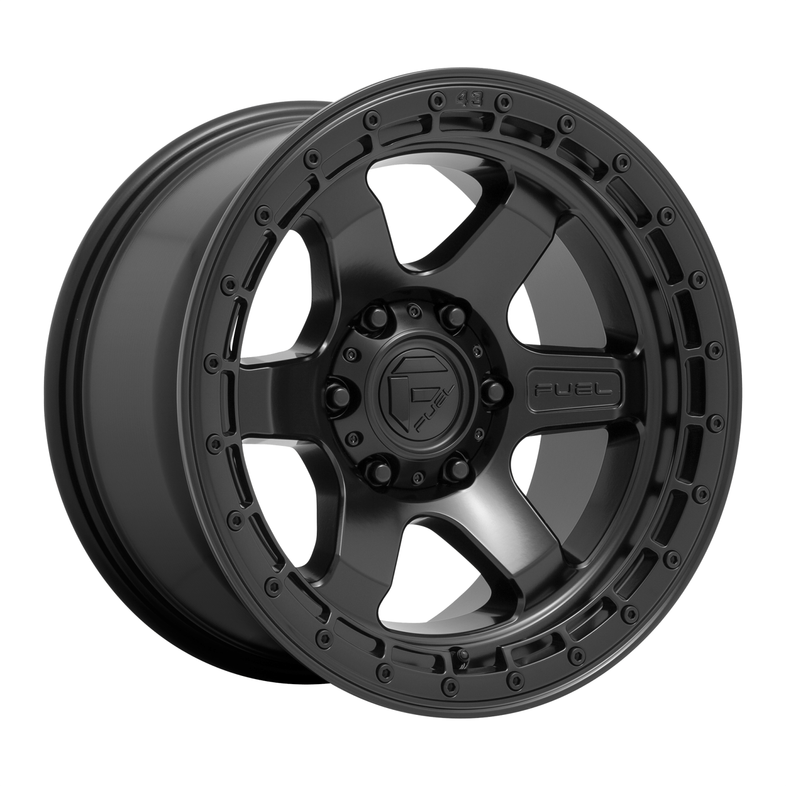 D75018907545 18x9 5x127 12 Offset Fuel Rims D750 BLOCK MATTE BLACK