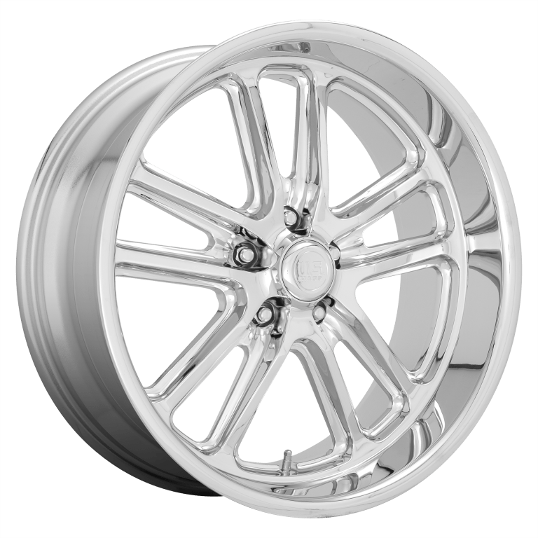 U13124006157 24x10 5x120.65 5 Offset US MAG Rims U131 BULLET CHROME