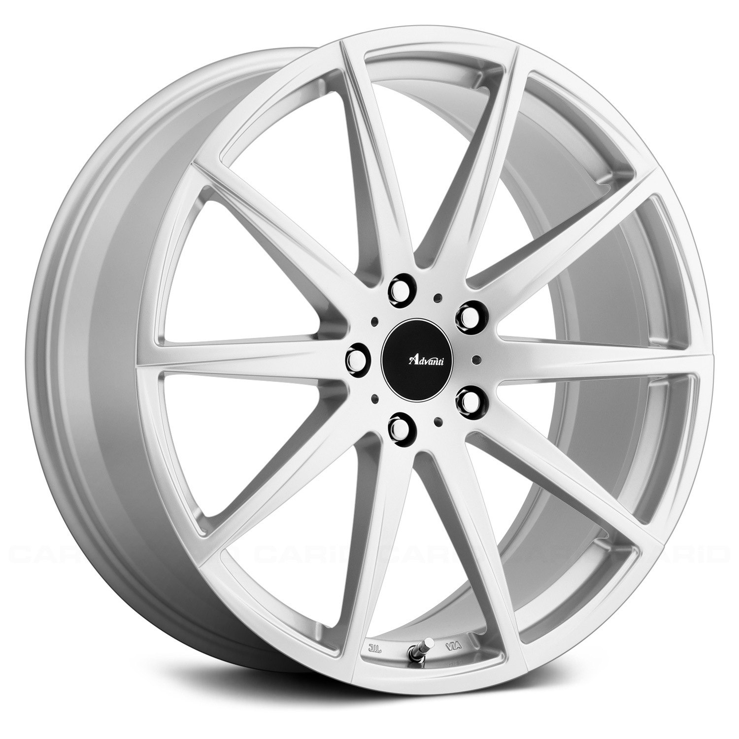 A229604 20x9 5x120 30 Offset Advanti Racing Rims 91S DIECI BRIGHT SILVER