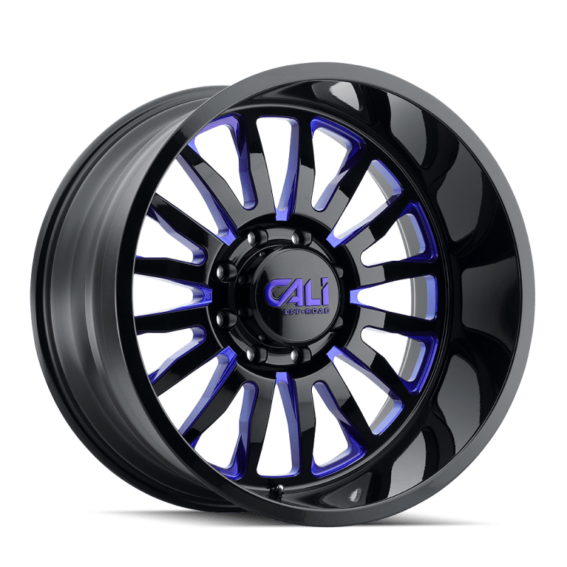 911024436BTB 24x14 6x135 76 Offset Cali OffRoad Rims SUMMIT GLOSS