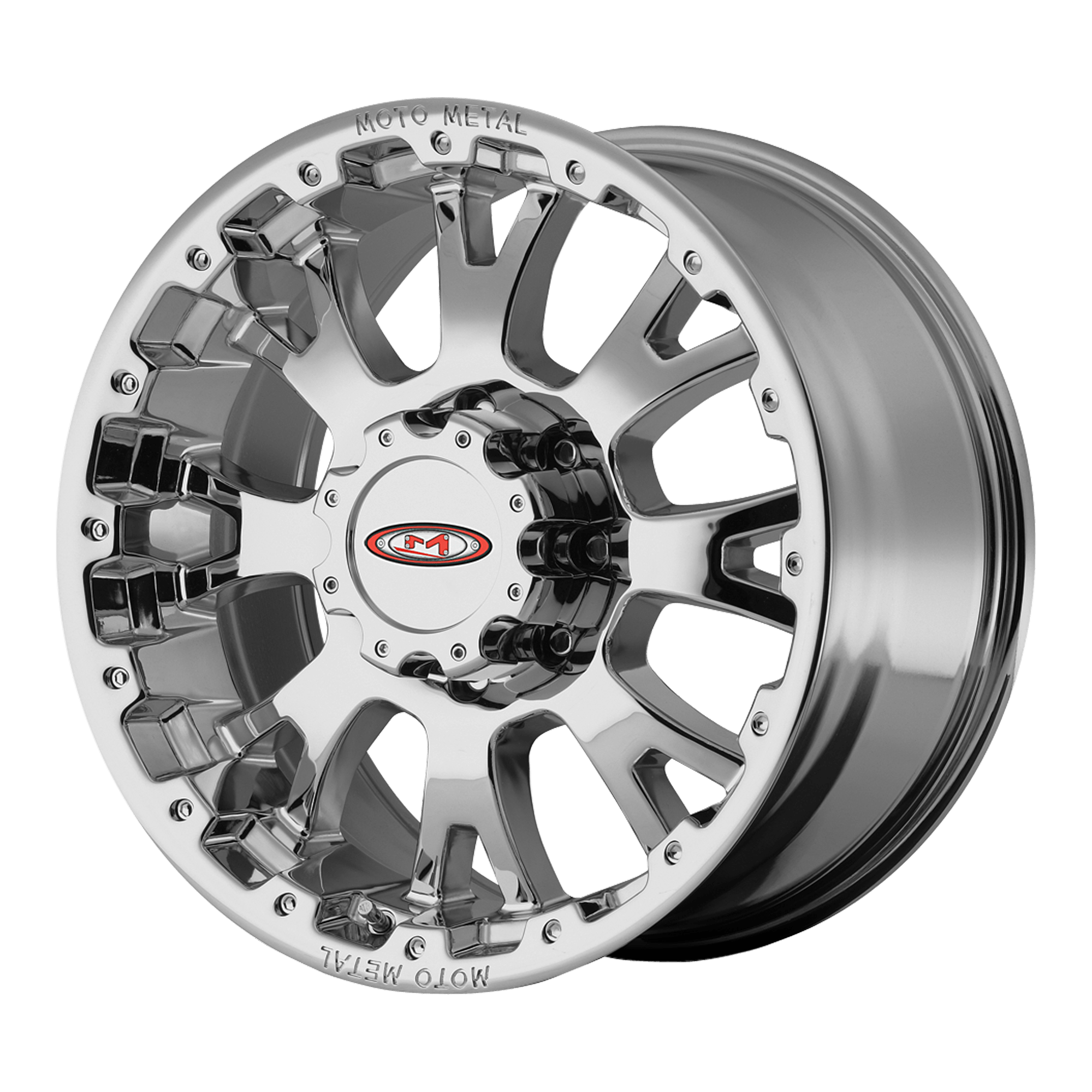 MO95629062218 20x9 6x139.7 18 Offset Moto Metal Rims MO956 CHROME