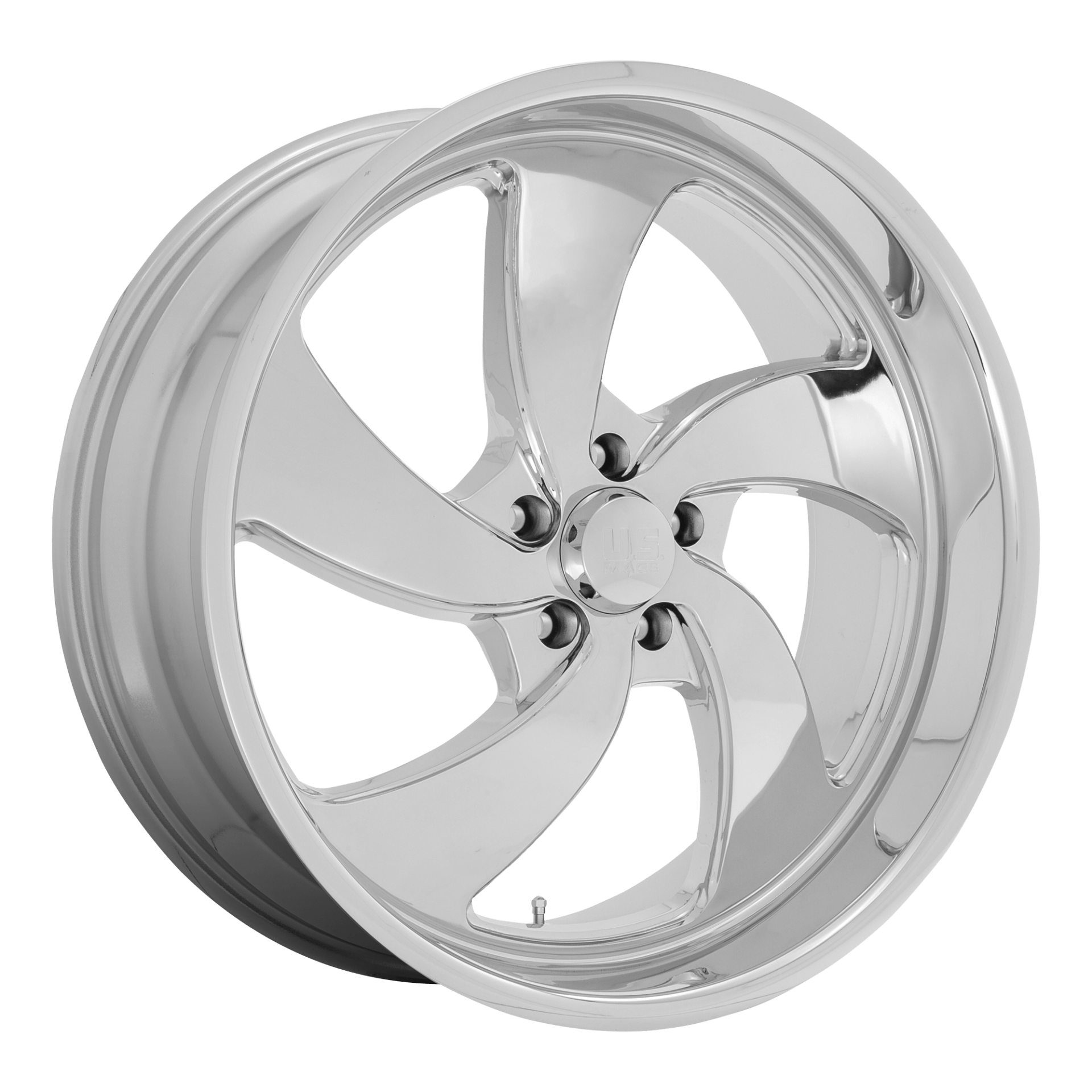U132240061+05R 24x10 5x120.65 5 Offset US MAG Rims U132 DESPERADO CHROME