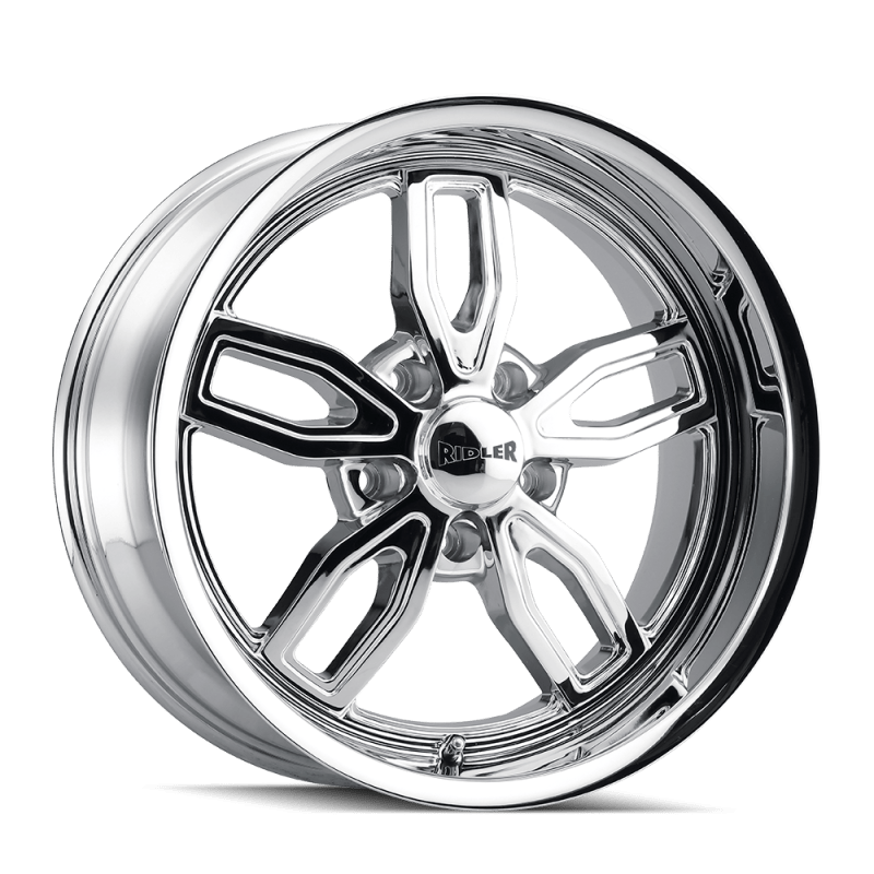 6082161C 20x10 5x120.65 0 Offset Ridler Rims 608 CHROME