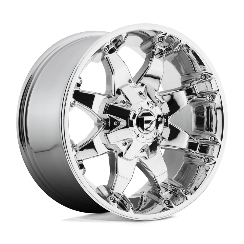 D50822401745 22x14 8x170 76 Offset Fuel Rims D508 OCTANE CHROME PLATED