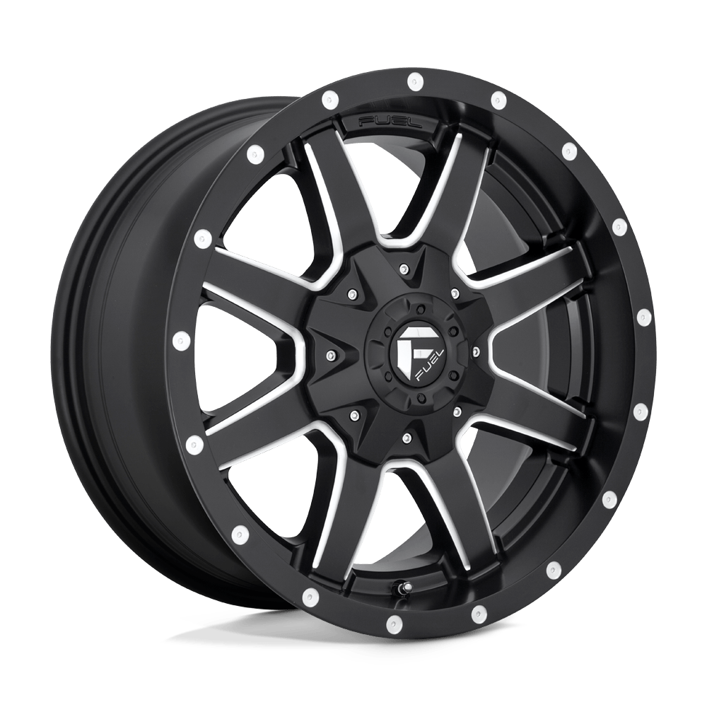 D53820008245 20x10 8x165.1 24 Offset Fuel Rims D538 MAVERICK MATTE