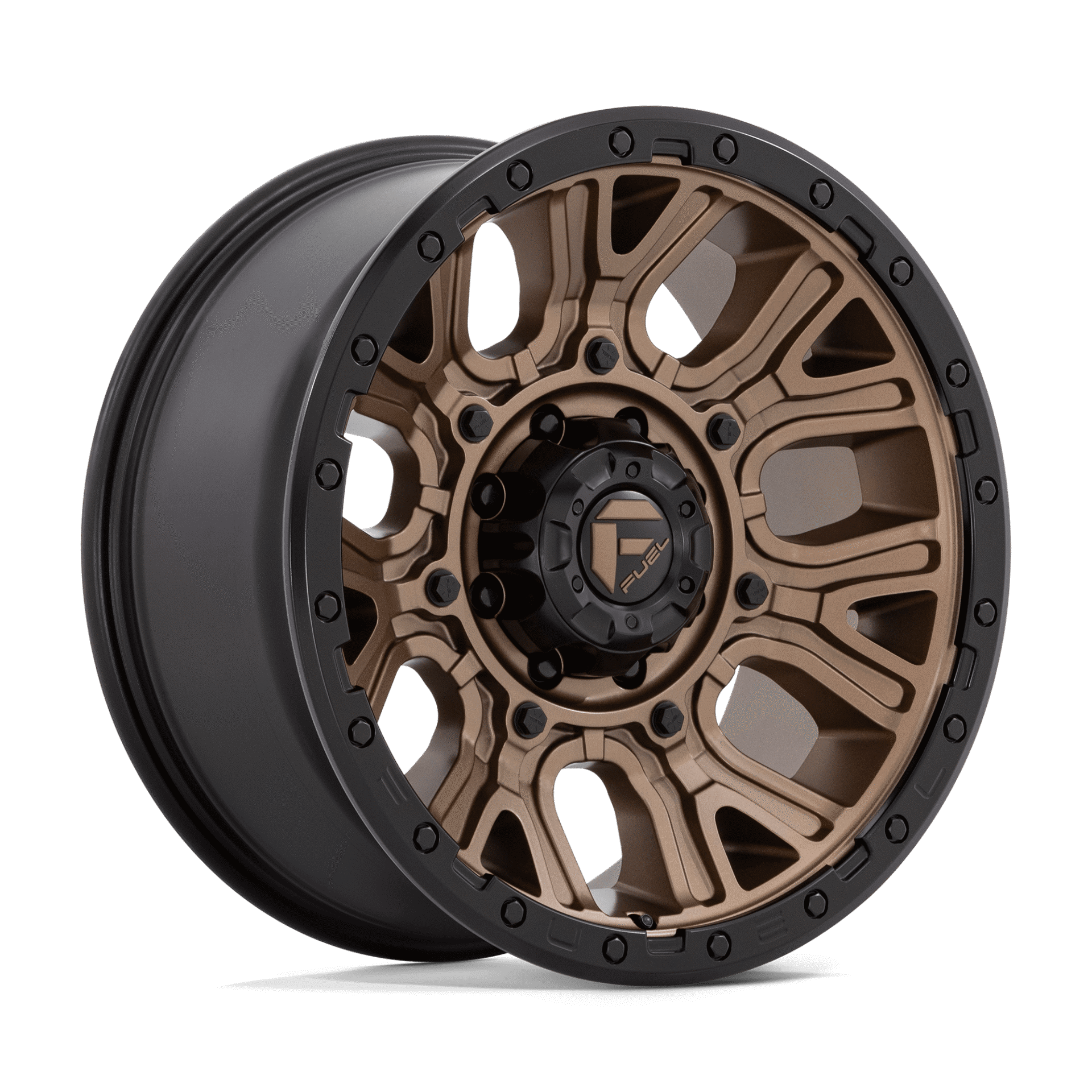 D82620901750 20x9 8x170 1 Offset Fuel Rims D826 TRACTION MATTE BRONZE