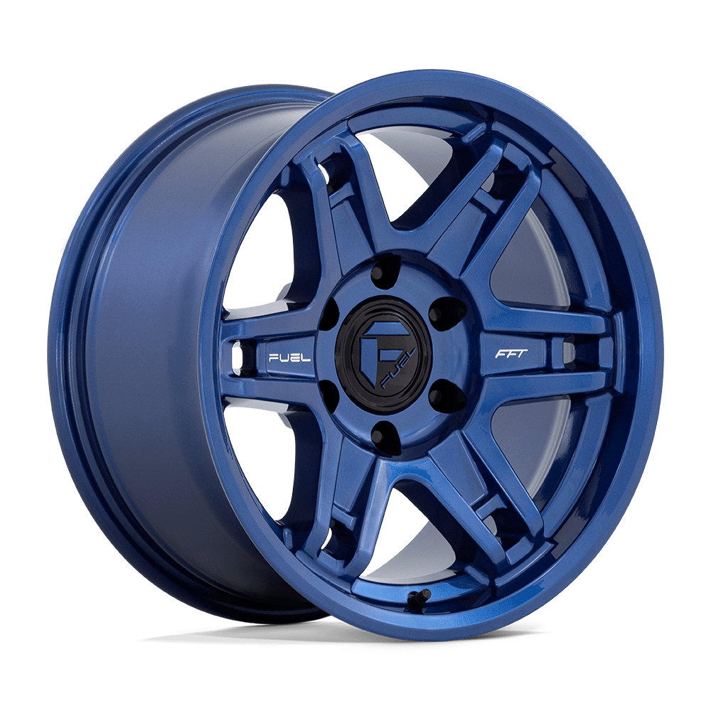 D8392090B450 20x9 5x139.7 1 Offset Fuel Rims D839 SLAYER Dark Blue