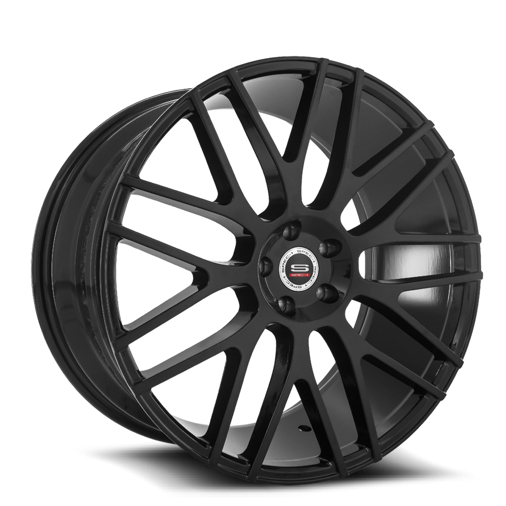 SPL20124901715GB 24x9 5x115 15 Offset Spec1 Rims SPL001 GLOSS BLACK