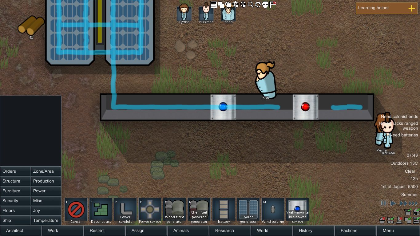 Sandy's Wallmountable Power Switch Mod ⋆ RimWorld Base