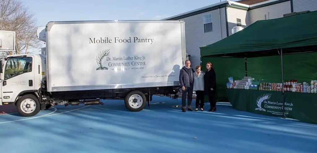 Taking the food to the people in Newport County