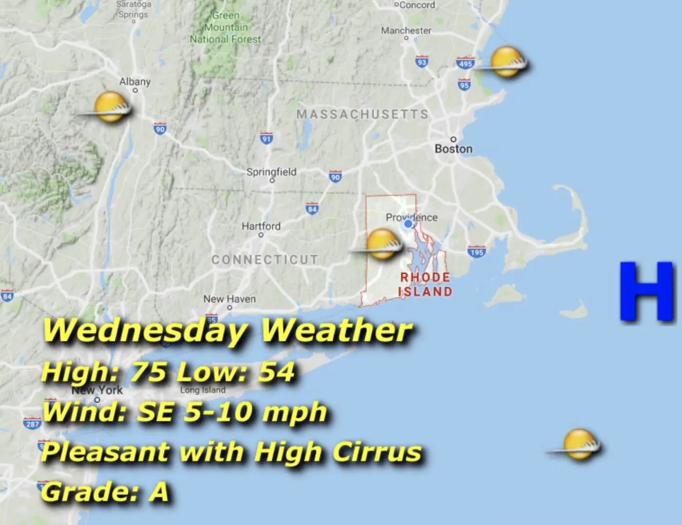 RI Weather Today, June 17, 2020
