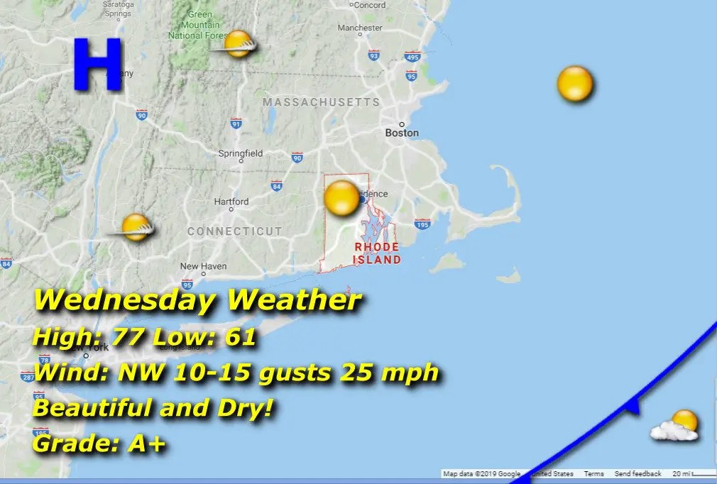 RI Weather Today Aug. 26, 2020 Rhode Island news