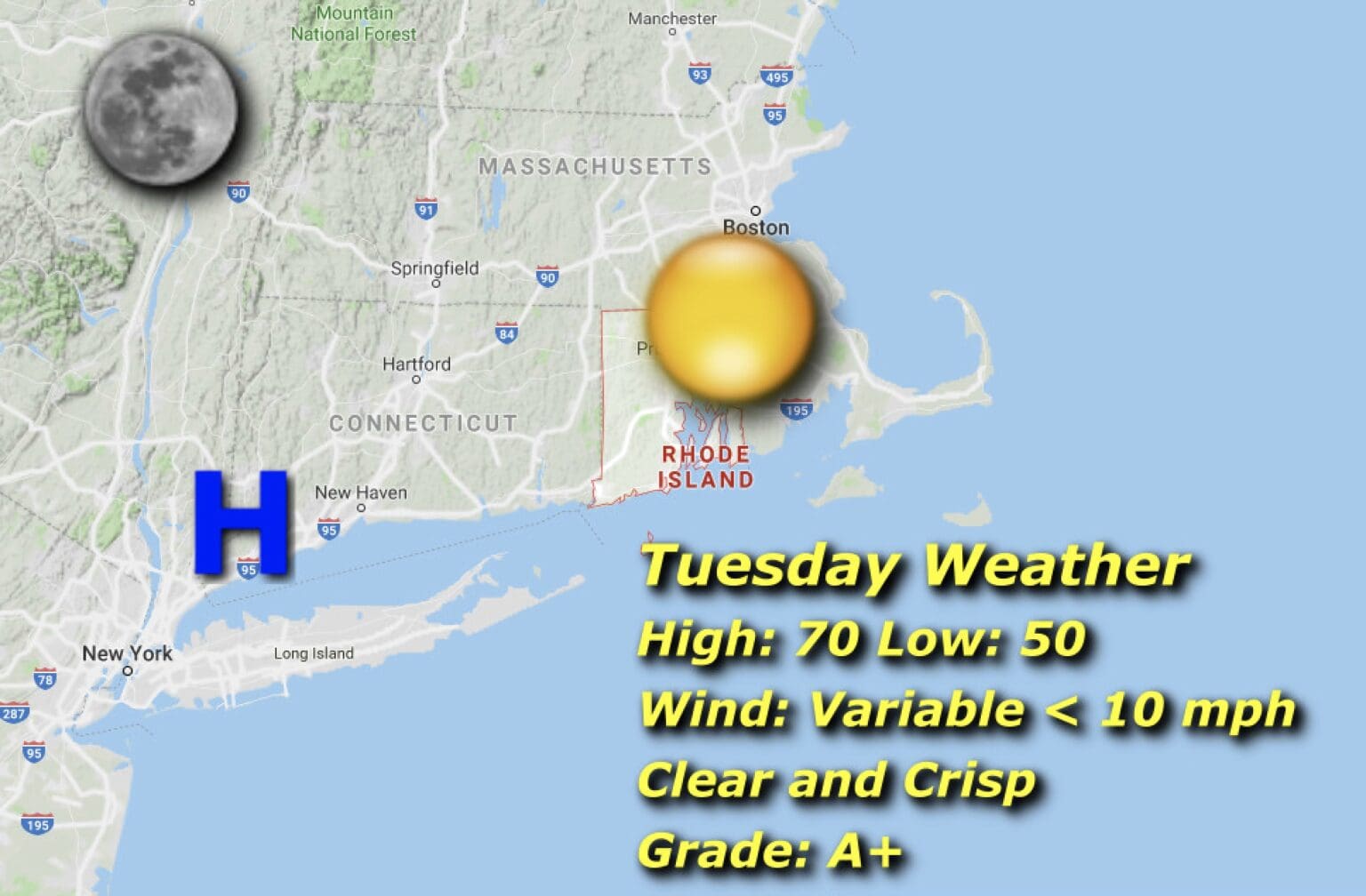 RI Weather Today Tues, Sept. 15, 2020 Rhode Island news