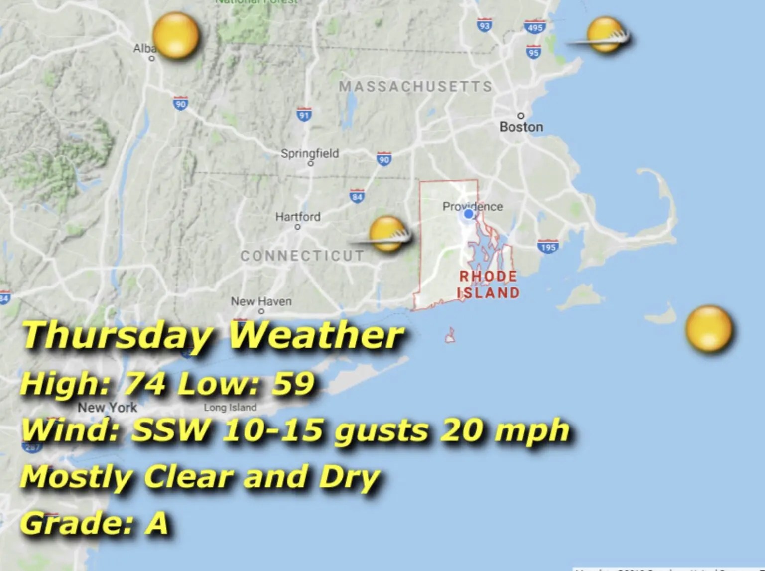 RI Weather Today Oct. 1, 2020