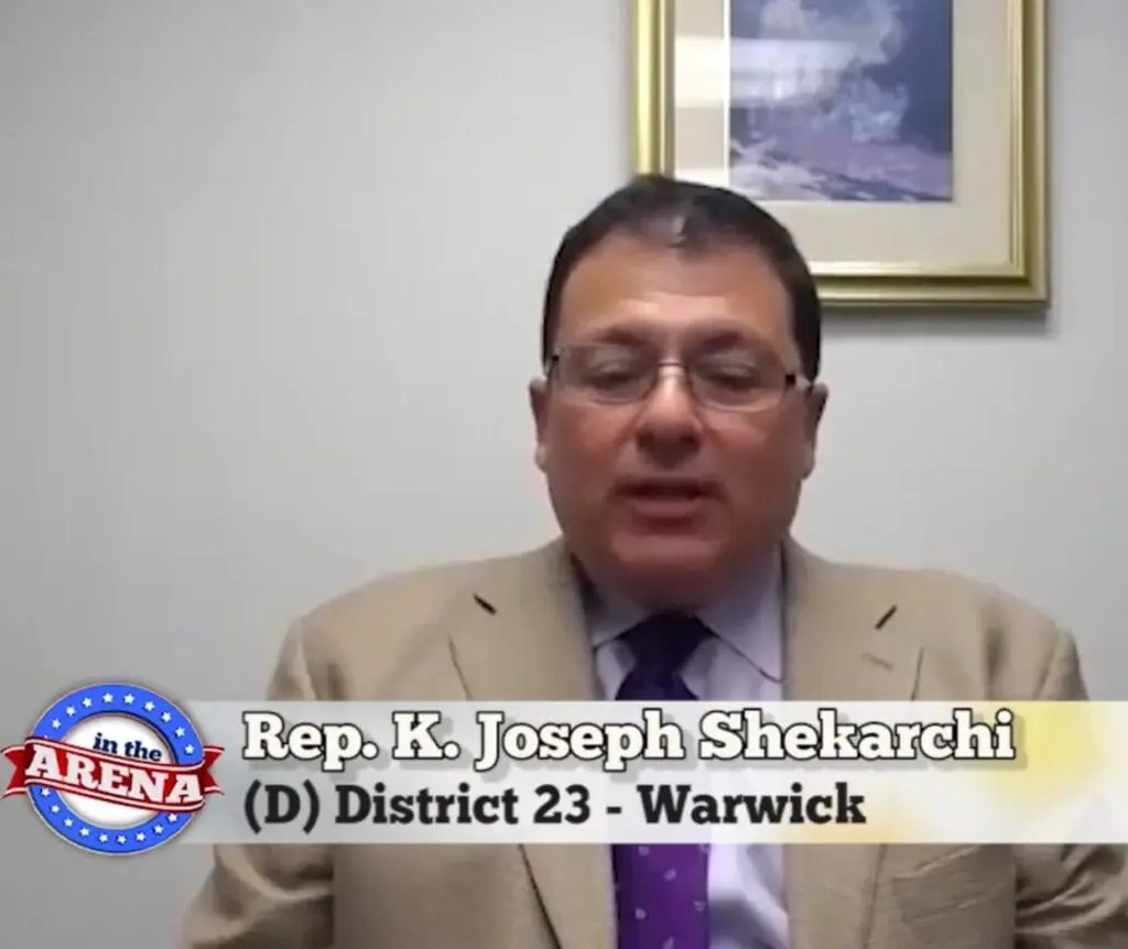 In the Arena with RI Speaker of the Houseelect, Rep. Shekarchi