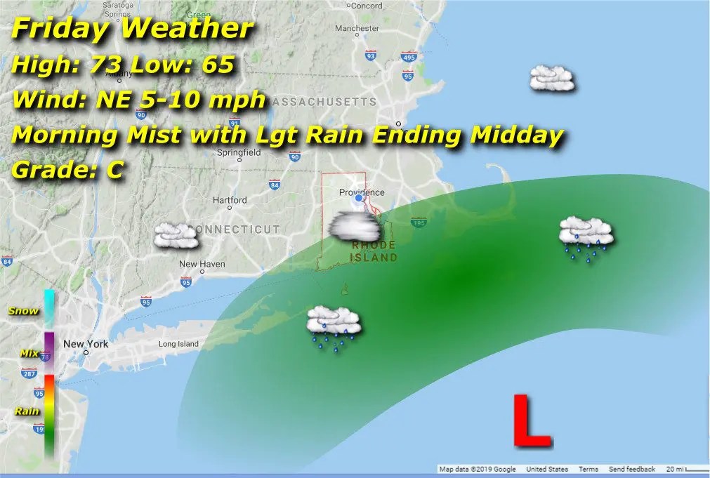 Your RI Weather Today, Sept. 17, 2021 John Donnelly Rhode Island news