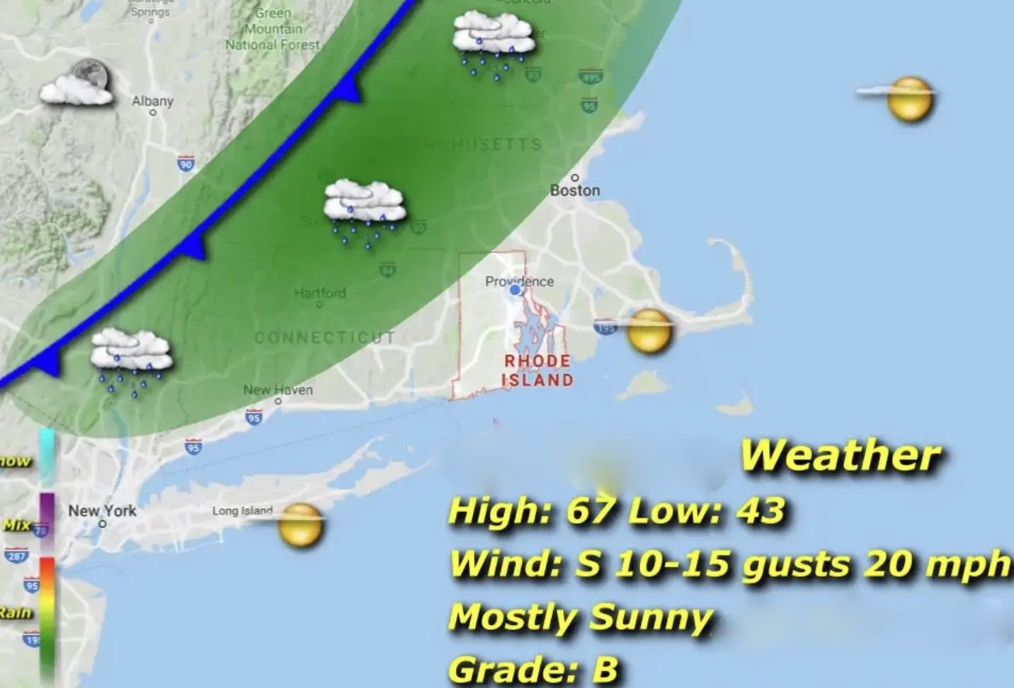 Rhode Island Weather for May 25, 2023 John Donnelly Rhode Island news